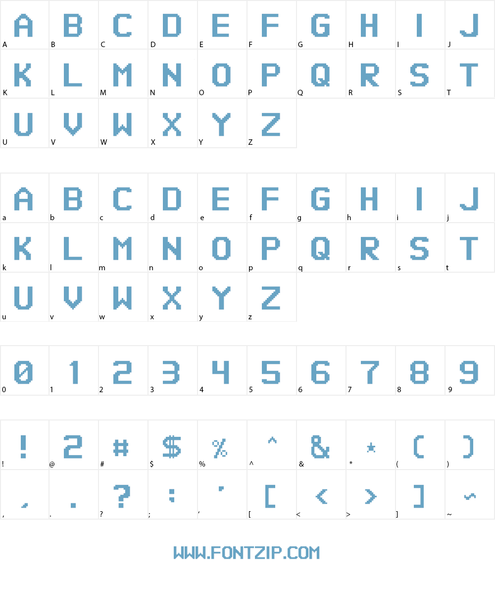 Kindly Rewind Font Character